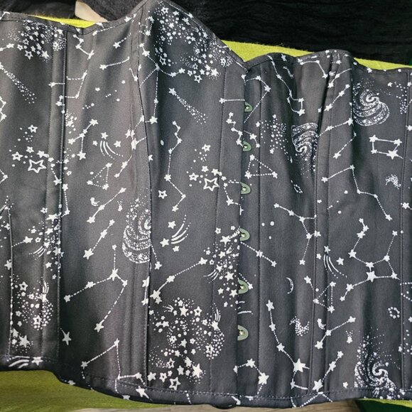 Astrology Black Corset - Picture 2 of 6